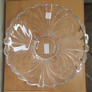 Japan Large Crystal Bowl ~ Large Serving Bowl ~ Fruit Salad Bowl ~ Centerpiece